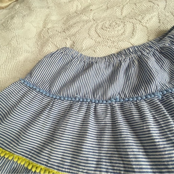 Mini Boden Multicolor RicRac PomPom Skirt 9-10y - Picture 6 of 6